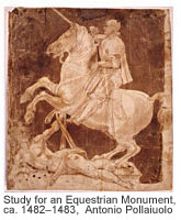 Study for an Equestrian Monument, ca. 1482-1483, Antonio Pollaiuolo, ©The Metropolitan Museum of Art, Robert Lehman Collection, 1975